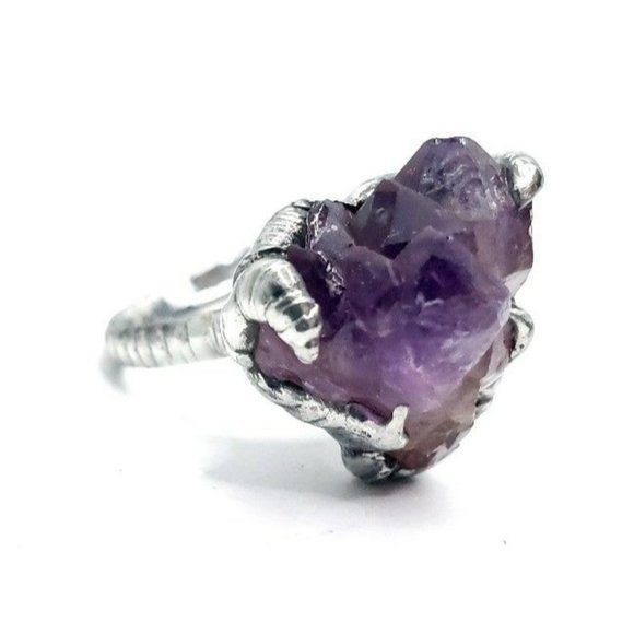 Amethyst crystal ring - Picture 3 of 12